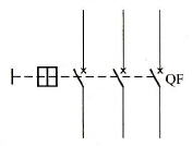 低压断路器在电路图中的符号  第1张