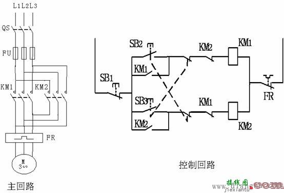 plc控制电动机正反转电路设计  第1张