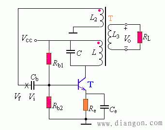 变压器反馈LC振荡电路  第1张