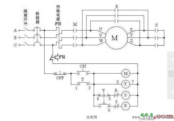 电机星三角启动接线图电路图解  第1张