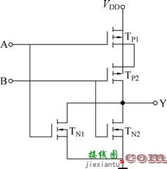 cmos门电路的特点_CMOS门电路的工作原理及特性  第4张