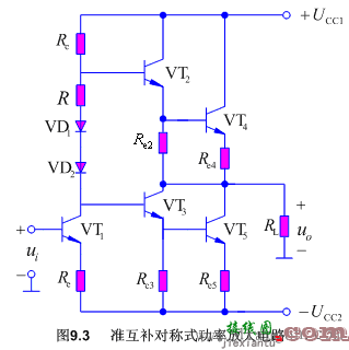 互补推挽式功率放大电路  第3张