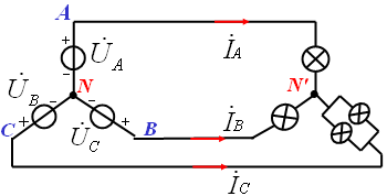 负载不对称Y－Y接三相电路  第8张