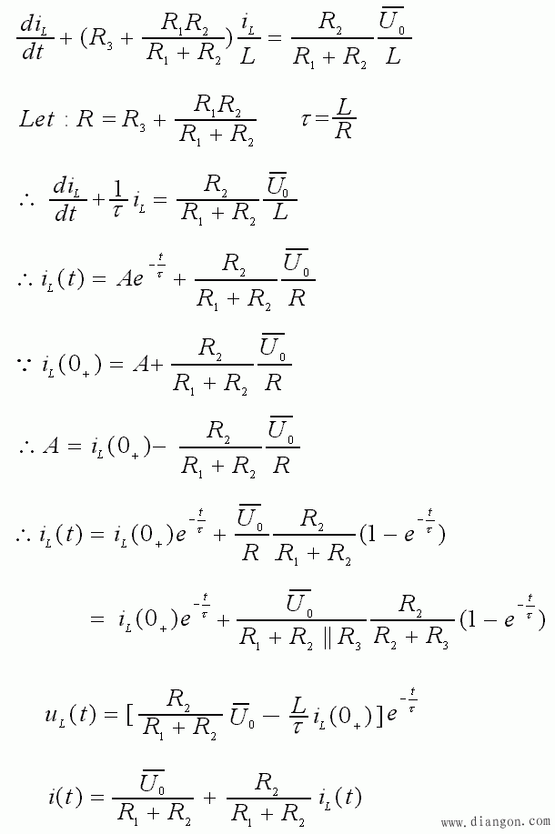 一阶电路的全响应  第8张