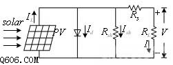 光伏电池的等效电路图  第1张