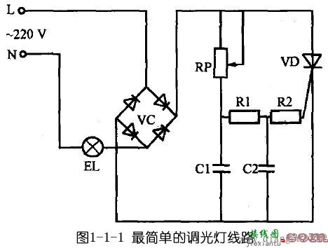 发光二极管电压测量的电路图  第1张