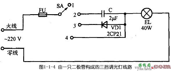 发光二极管电压测量的电路图  第4张