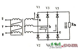 二极管三相桥式整流电路  第1张