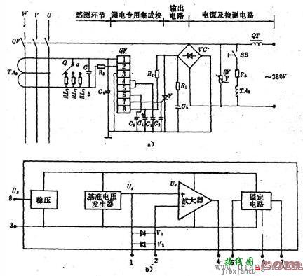 漏电开关的电路结构原理  第1张