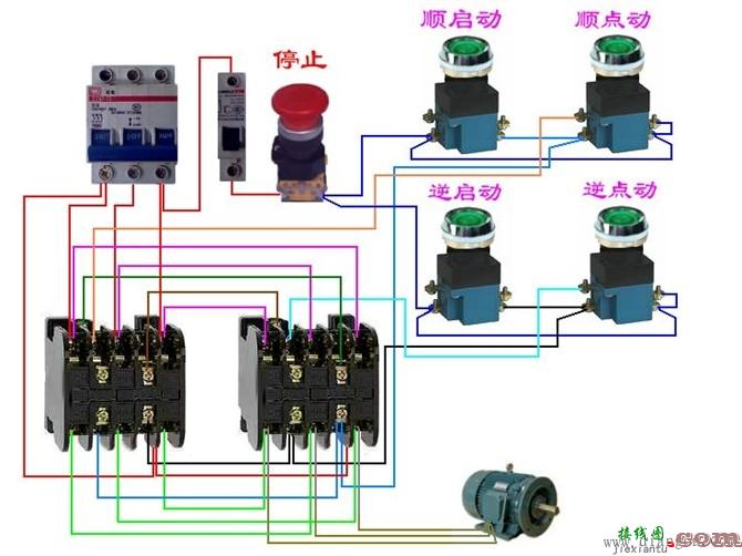 三相异步电动机控制电路图_电动机控制电路精选  第7张