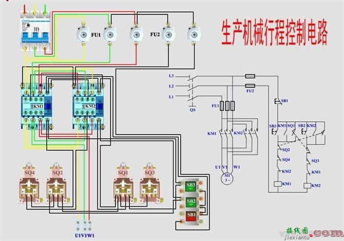 三相四线制零线带电的原因！实用电动机控制电路接线图  第2张