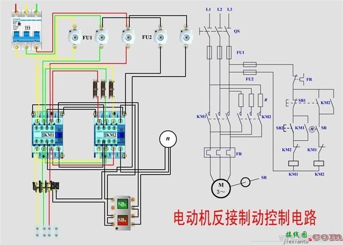 三相四线制零线带电的原因！实用电动机控制电路接线图  第4张