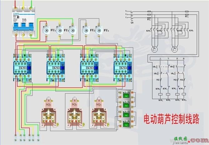 三相四线制零线带电的原因！实用电动机控制电路接线图  第10张