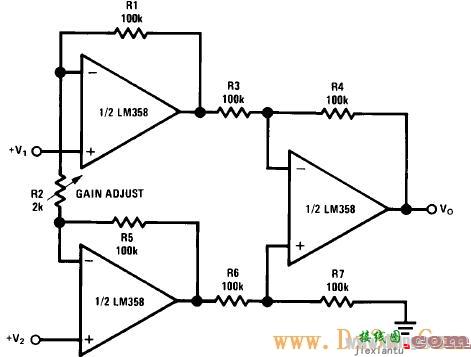 LM358典型应用电路图  第18张