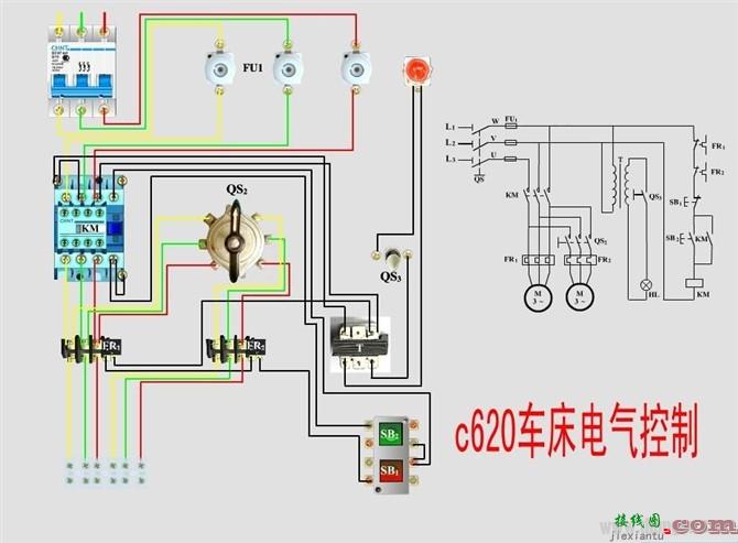 三相四线制零线带电的原因！实用电动机控制电路接线图  第23张