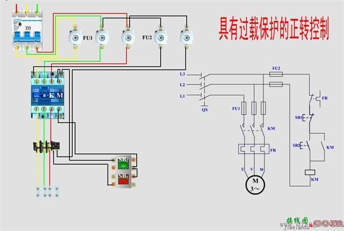 三相异步电动机控制电路图_电动机控制电路精选  第76张