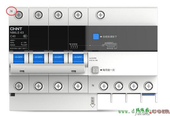 三相四线漏电保护器怎么接线图解_三相四线漏电保护器接线图  第4张