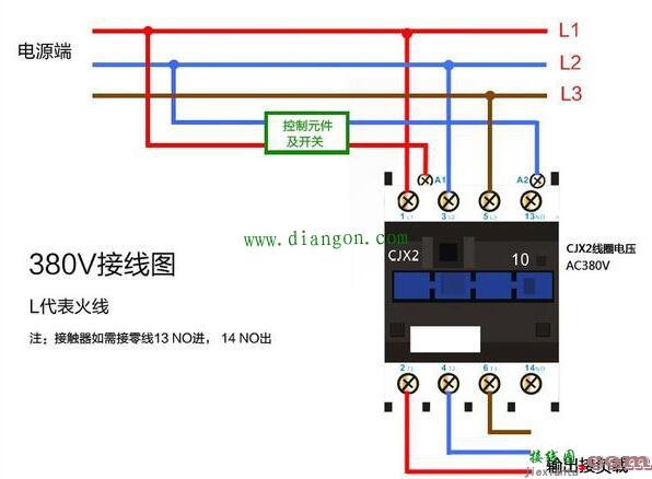 交流接触器基础知识及原理_交流接触器接线图  第4张