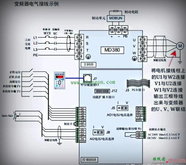 电机正反转调哪两根线?单相电机正反转怎么接？单相交流电机正反转原理接线图  第3张