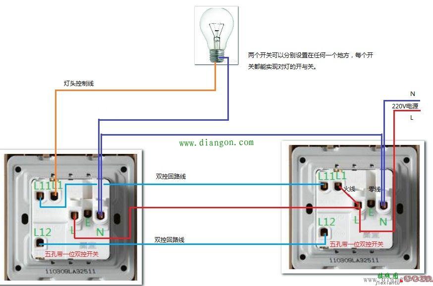 插座里乱糟糟的线让人头疼，接线时一定要分清零火线  第1张