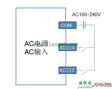 三菱PLC电源端子的接线方法图解  第6张