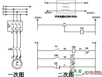 光电开关点动控制接触器的实物接线图详解  第1张