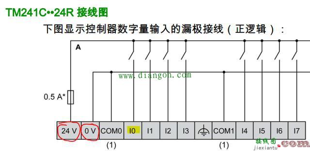 PLC与接近开关接线方法图解  第3张