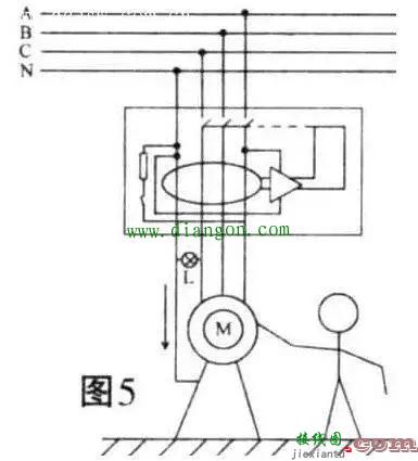 漏电保护器常见的错误接线案例及其后果  第3张