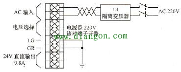 PA204S电源模块接线图  第1张