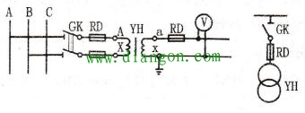 三相电源中单相电压互感器的接线方式  第1张