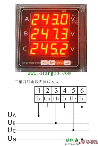 380V电流表电压表怎么接线？380V电流表电压表接线方法图解  第3张