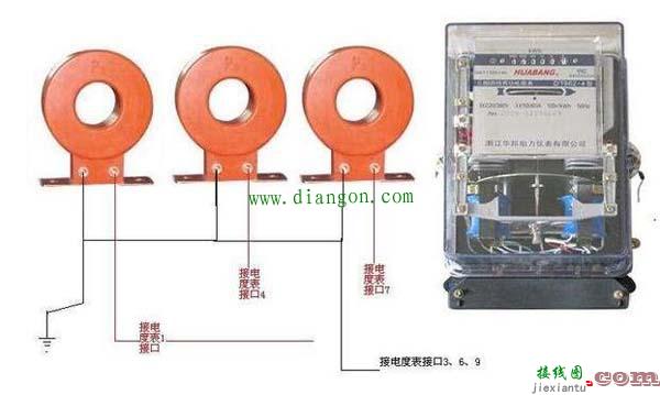 三相四线电表接线图/接线方法图解  第3张