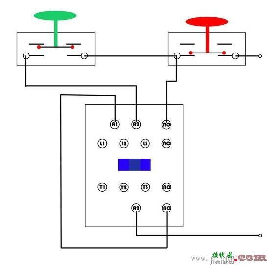 交流接触器自锁互锁接线方法  第1张