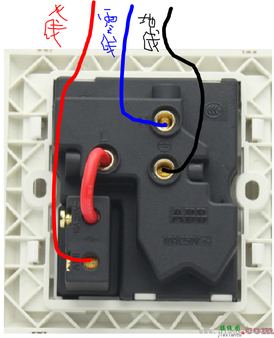 单控开关带插座怎么接线  第1张