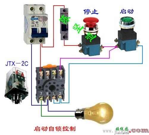 中间继电器如何接线?中间继电器接线图图解  第5张