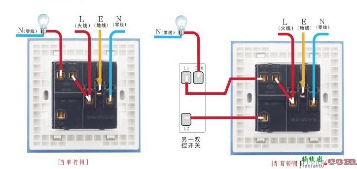 墙壁开关怎么接线?墙壁开关接线图  第1张