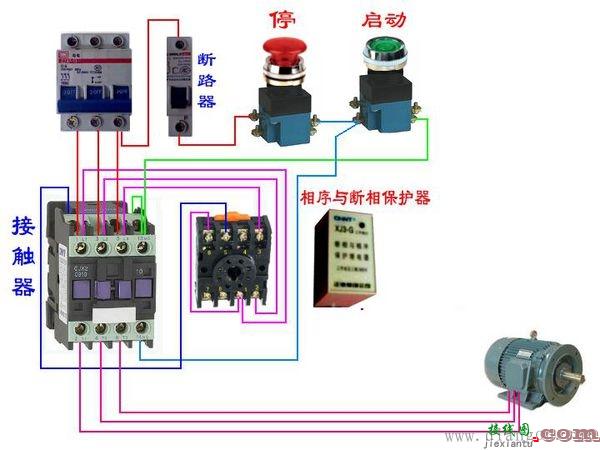 相序继电器工作原理以及接线图解  第1张