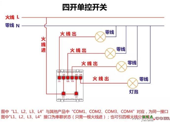 单控开关接线图_双控开关接线图_三控开关接线图_家装常见开关接线图  第10张