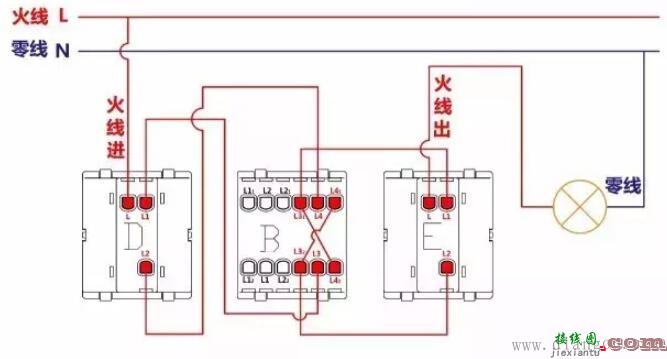 单控开关接线图_双控开关接线图_三控开关接线图_家装常见开关接线图  第16张