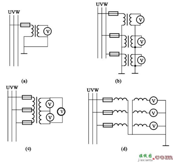 电压互感器的四种连接接线方式  第1张