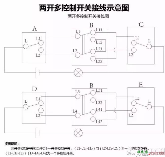 单控开关接线图_双控开关接线图_三控开关接线图_家装常见开关接线图  第17张