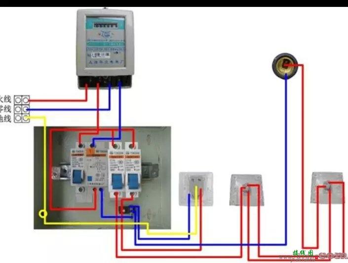 家用漏电保护器接线方法图解  第6张