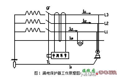 漏电保护器原理及接线图  第1张