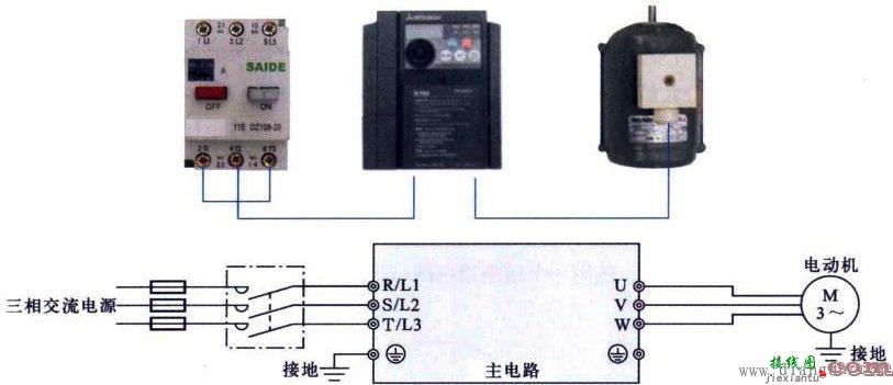 三菱D700型变频器电气接线图解  第1张