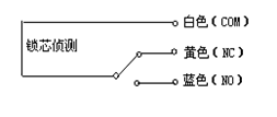 门禁电插锁接线示意图  第1张