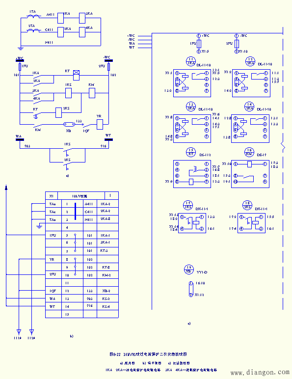 配电系统二次回路安装接线图  第2张