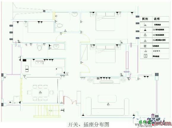 家装开关插座接线示意图  第5张