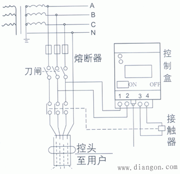 空调漏电保护器接线图  第1张