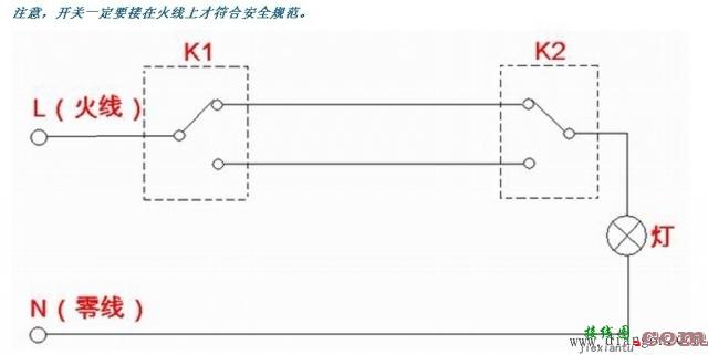 各类开关接线图与实物图  第11张