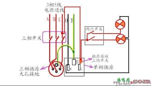 各类开关接线图与实物图  第14张